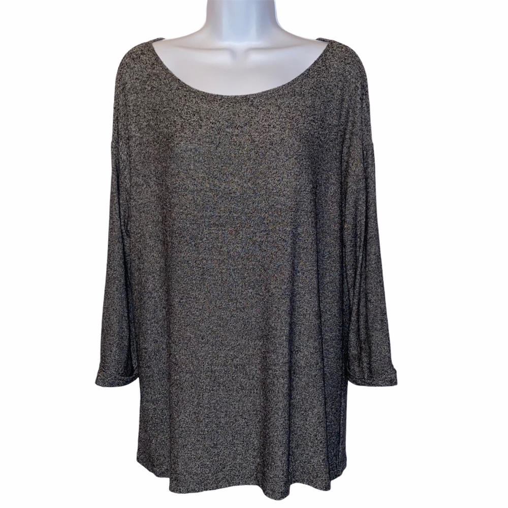 J Jill round neck tunic with tent back size M.